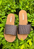 Woven Slide Sandals – Casual Slip-On Summer Flats