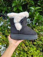 Fur Trim Winter Boots – Cozy Warm Platform Snow Boots