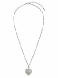 Women’s Rhinestone Heart Pendant Necklace