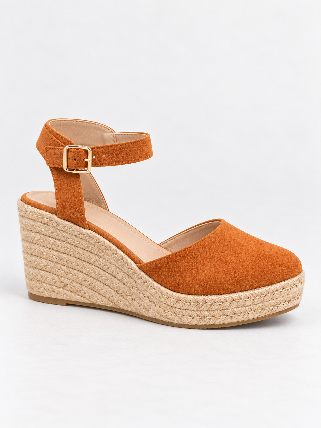 Sculpted Wedge Strap Sandals