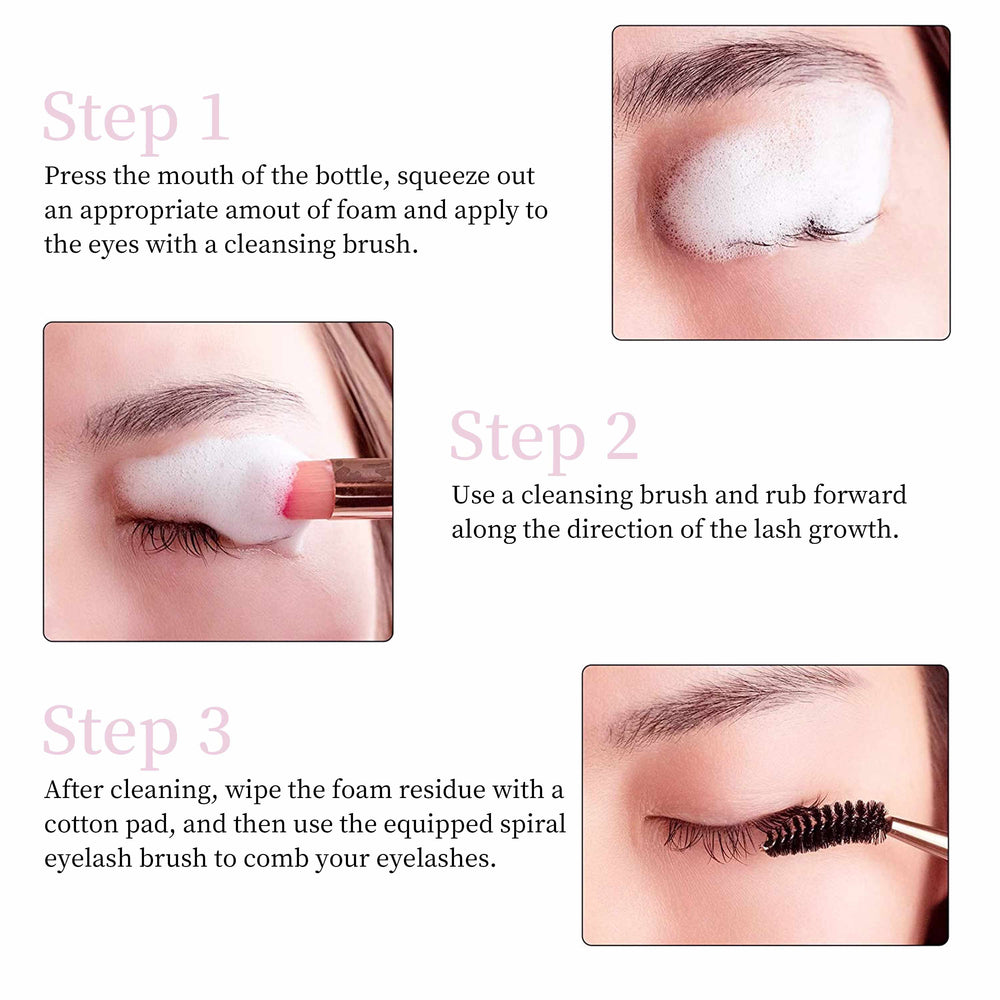 Wendy Beauty Eyelashes Cleansing Mousse – 100ml