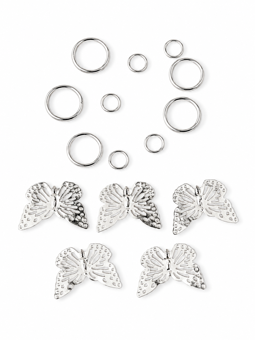 Cutesy Boho Butterfly Hair Charms