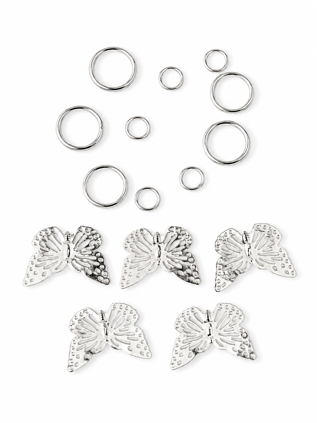 Cutesy Boho Butterfly Hair Charms
