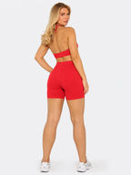 Halter Neck Crop Top Active Set