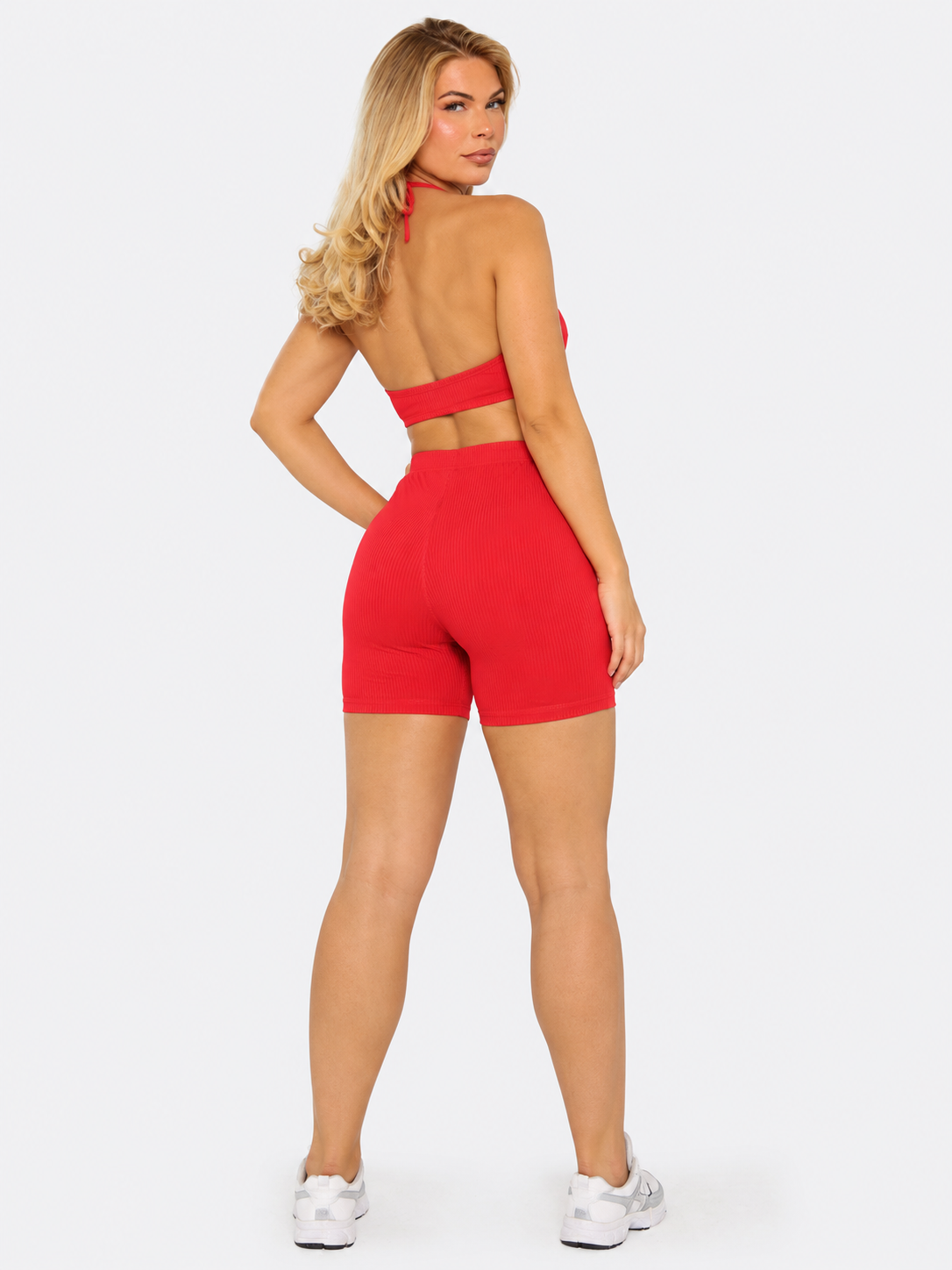 Halter Neck Crop Top Active Set