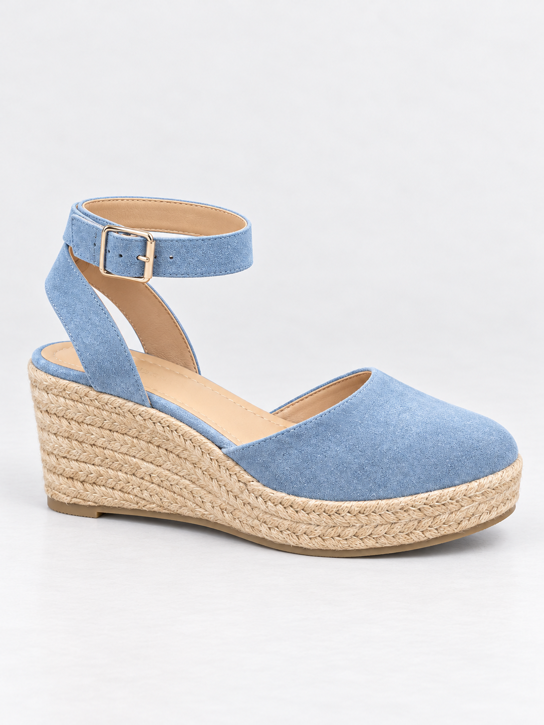 Sculpted Wedge Strap Sandals