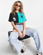 Eclipse Graphic Print Cropped T-Shirt