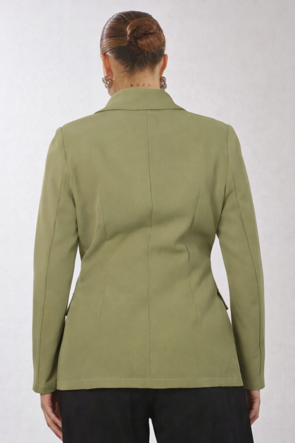 Double Breasted Blazer – Tailored Fit Gold Button Jacket