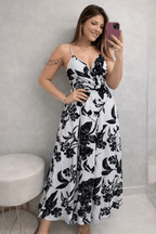 Floral Spaghetti Strap Maxi Dress