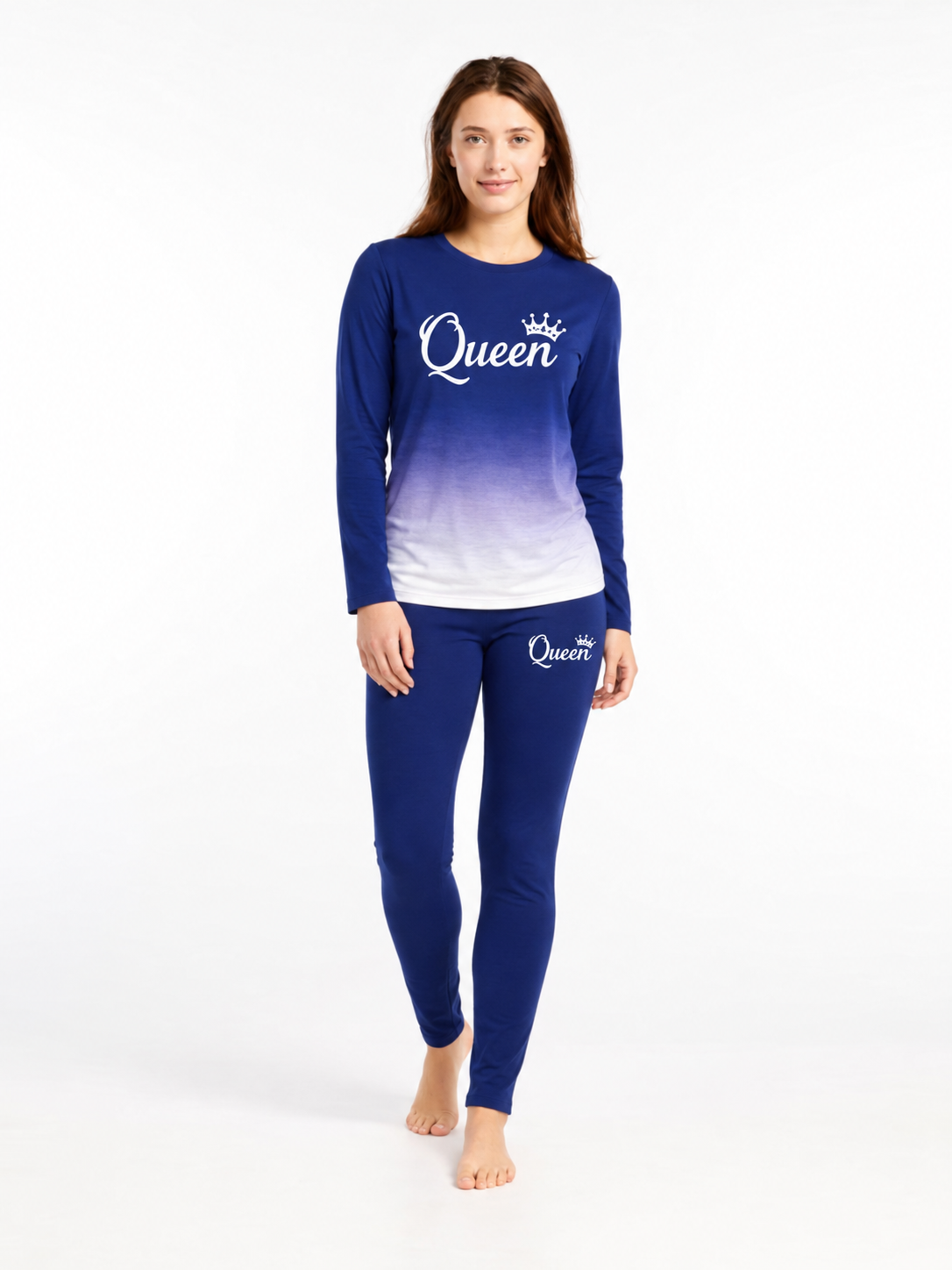 Royal Mood Queen Graphic Sleepwear Set