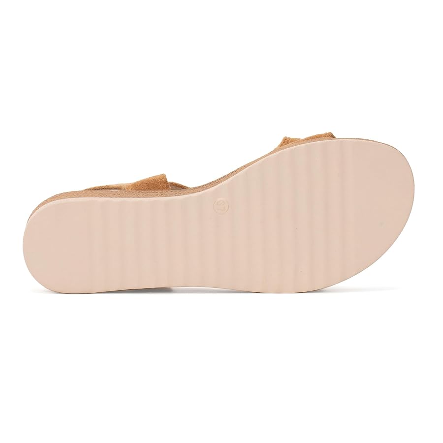 Women’s V-Strap Platform Sandals with Buckle
