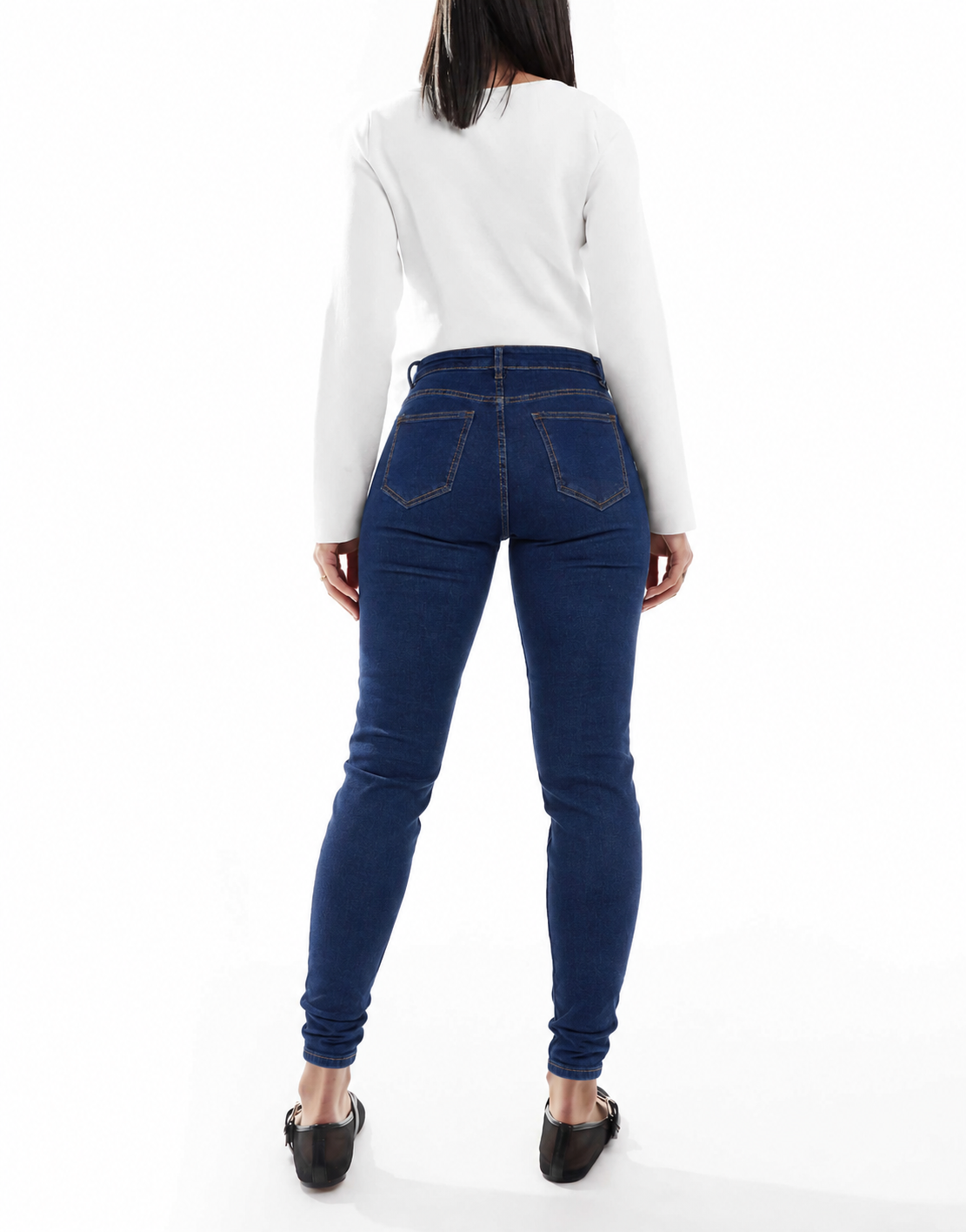 Curve-Fit High-Waist Skinny Jeans DYQ-262