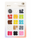 Colourful Sewing Buttons Buttons Pack