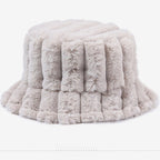 Plush Faux Fur Bucket Hat