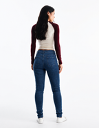 Best Product Title: Defined Button-Front Skinny Jeans ST6