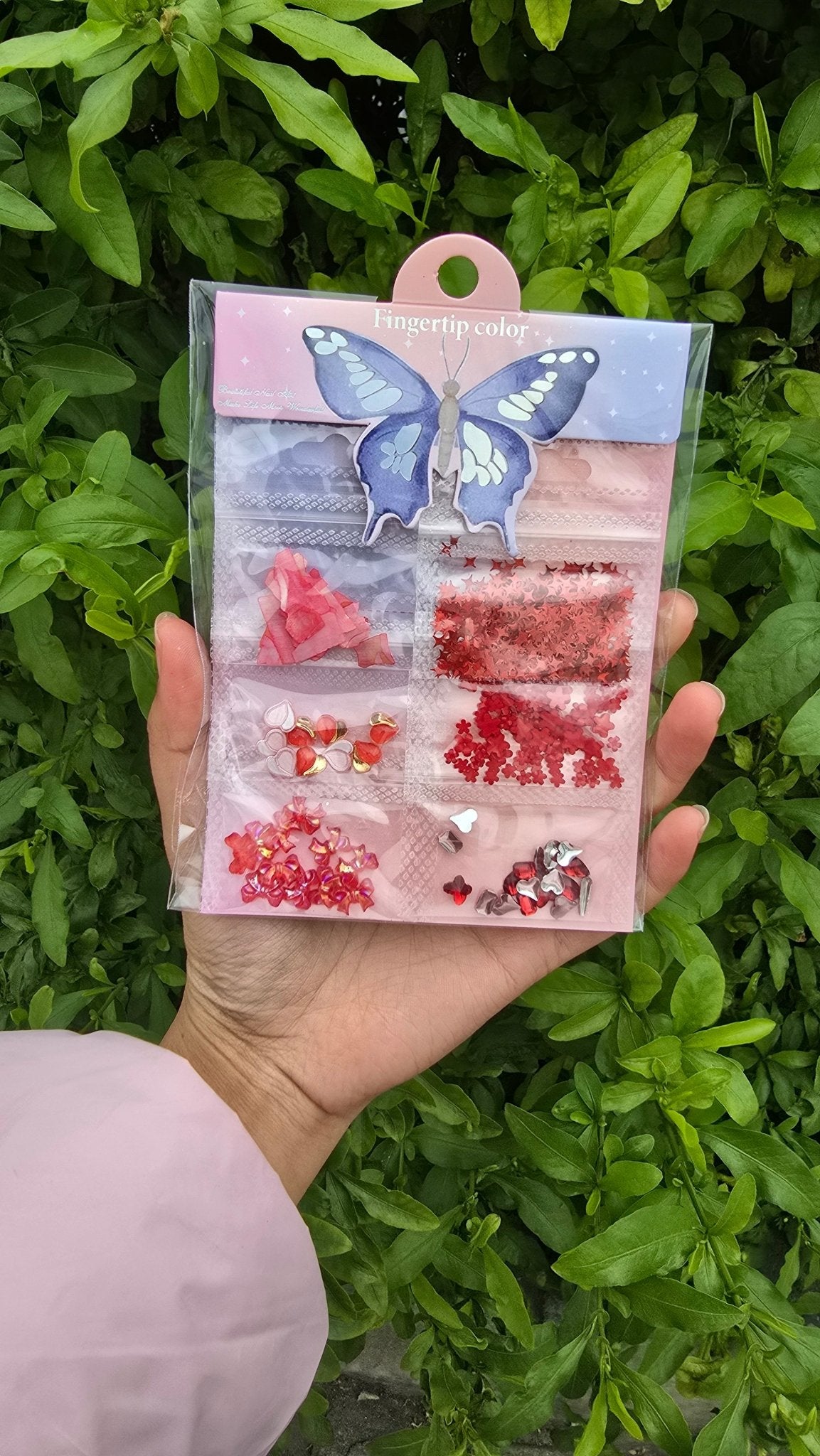 Multiple Nail Art Decorations – Glitter, Gems, Stickers & Foils Set
