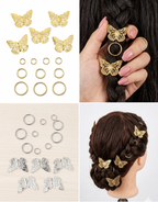 Cutesy Boho Butterfly Hair Charms