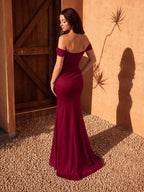 Formal Mermaid Gown with Leg Slit