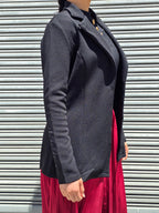 Black Lapel Collar Blazer