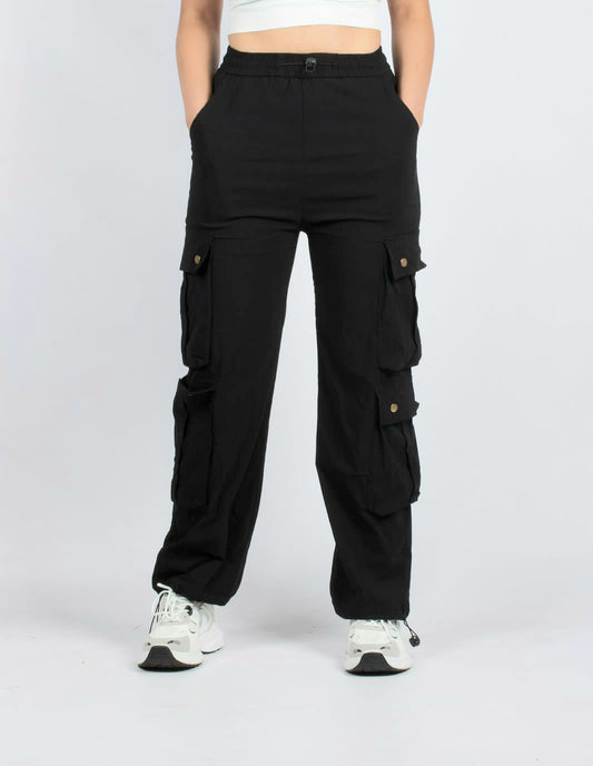 Trendy Multi-Pocket Cargo Pants for Women - W0806