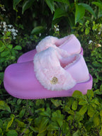 Cloud Comfort Plush Platform Slippers