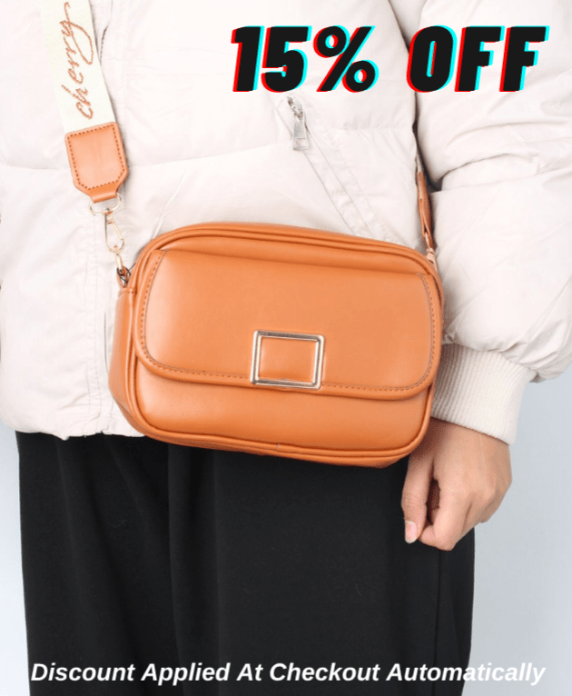 Minimalist PU Leather Crossbody Bag – Everyday Chic & Spacious  H722