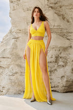 Women's Camisole Chiffon Two-Piece Skirt Suit Set