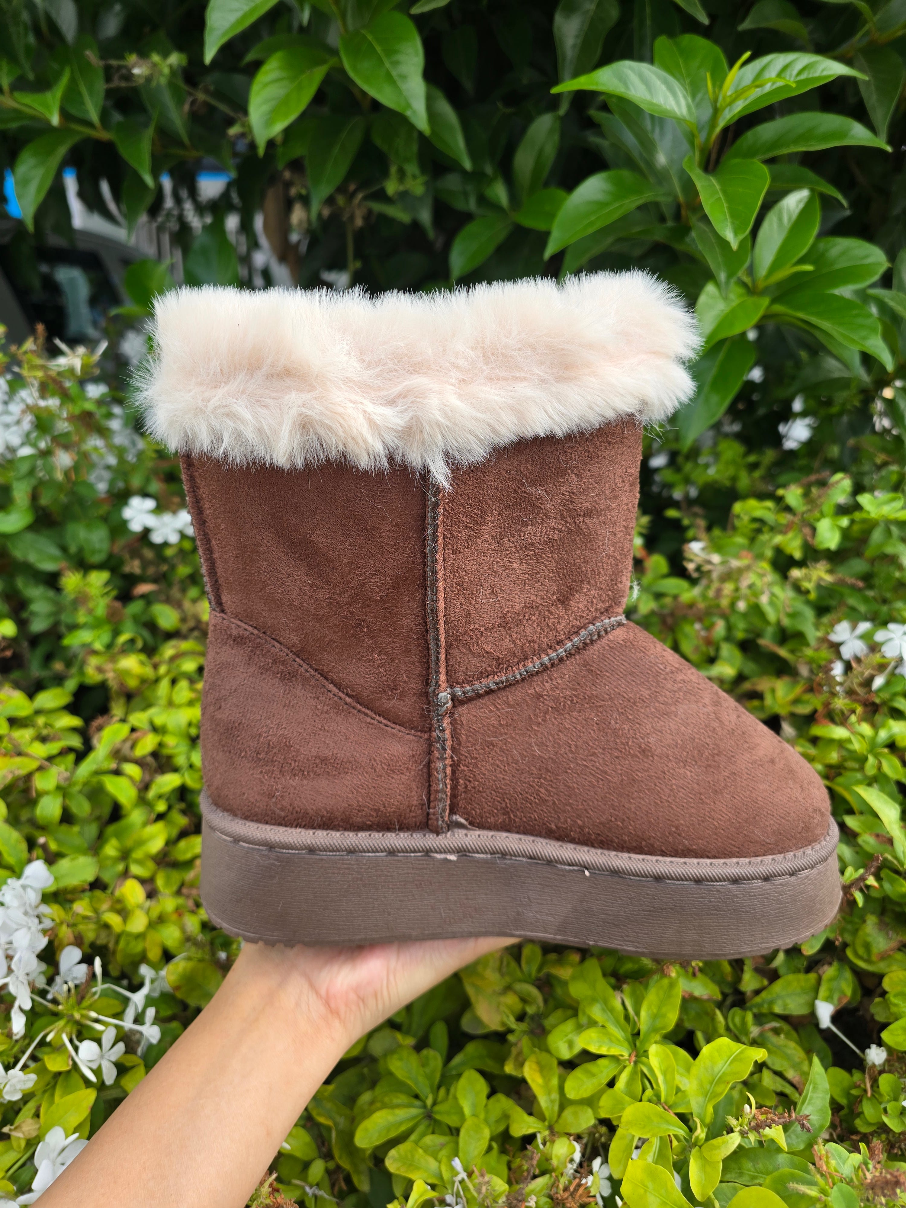 Fur Trim Winter Boots – Cozy Warm Platform Snow Boots