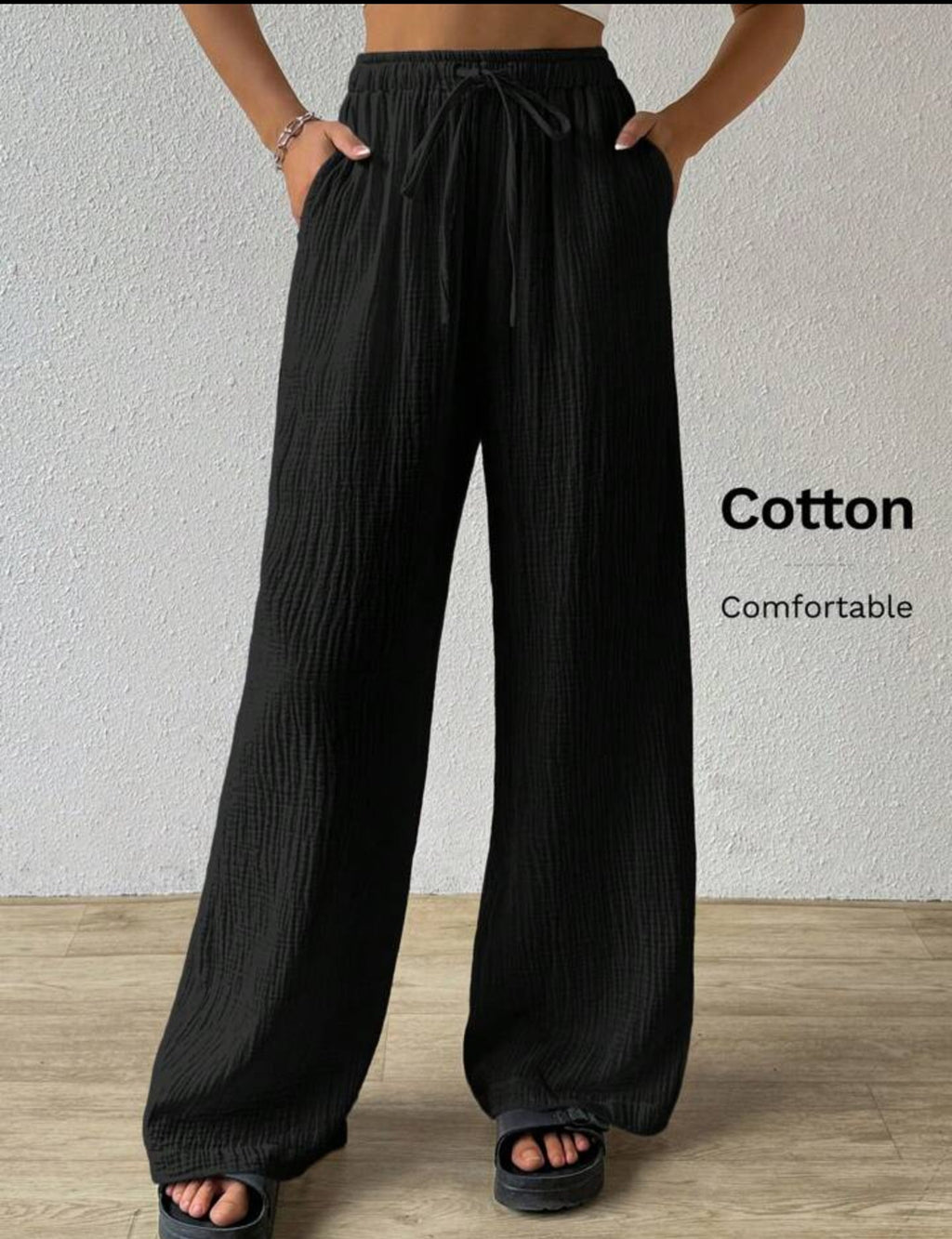 Cloudsoft Wide-Leg Beach Pants