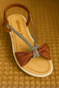 Women’s Rhinestone Bow Sandals