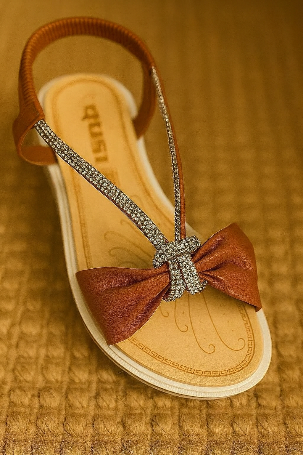 Women’s Rhinestone Bow Sandals