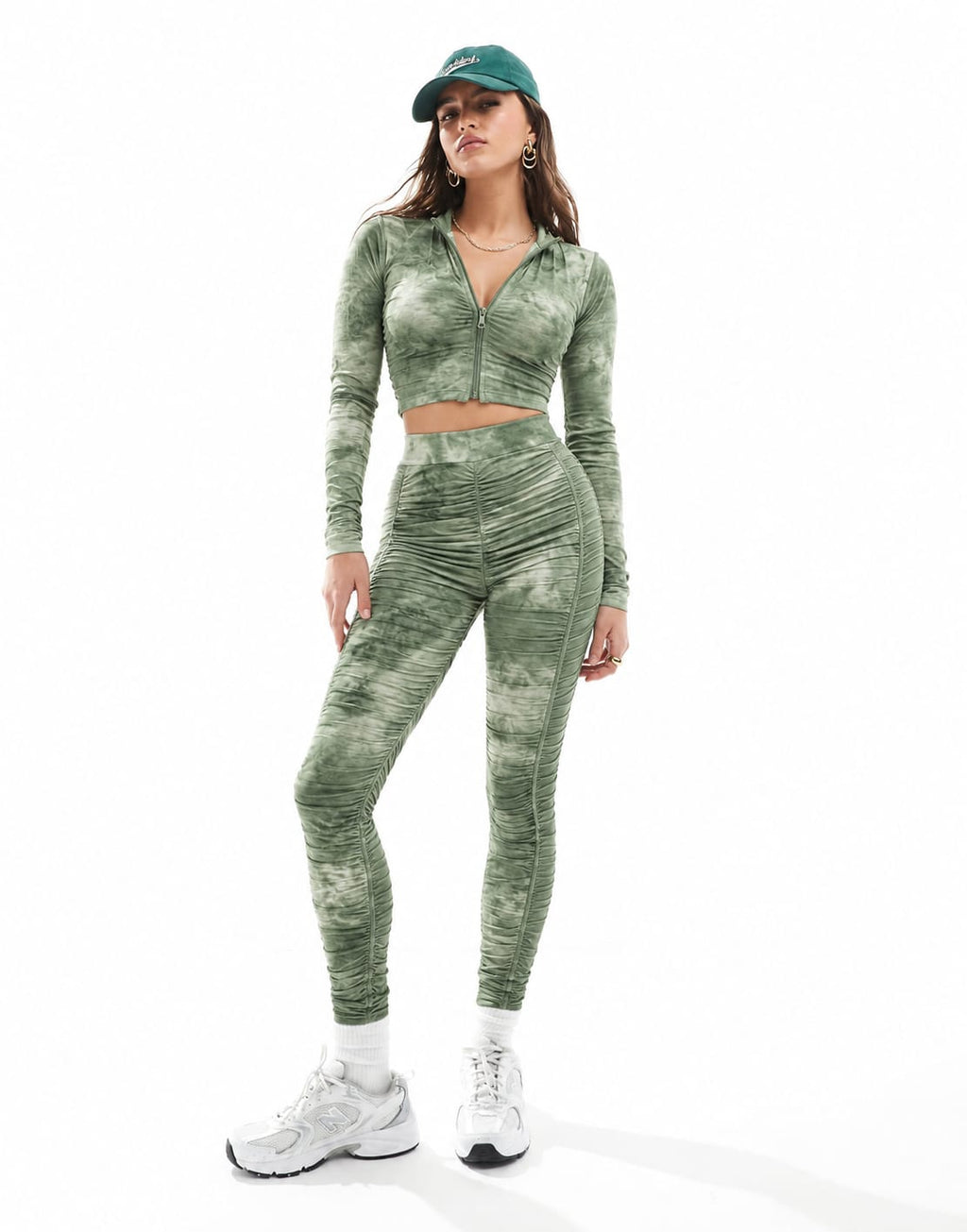 Athleisure Ribbed Long Sleeve Legging Set