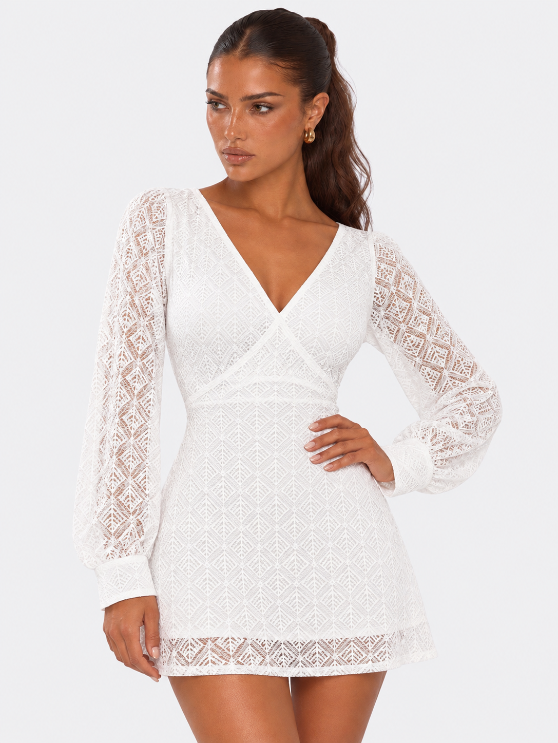 Mini V-Neck Dress