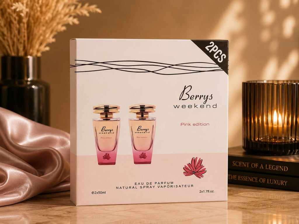 Berrys Weekend Pink Edition Eau De Parfum 50ml – 2 Piece Set