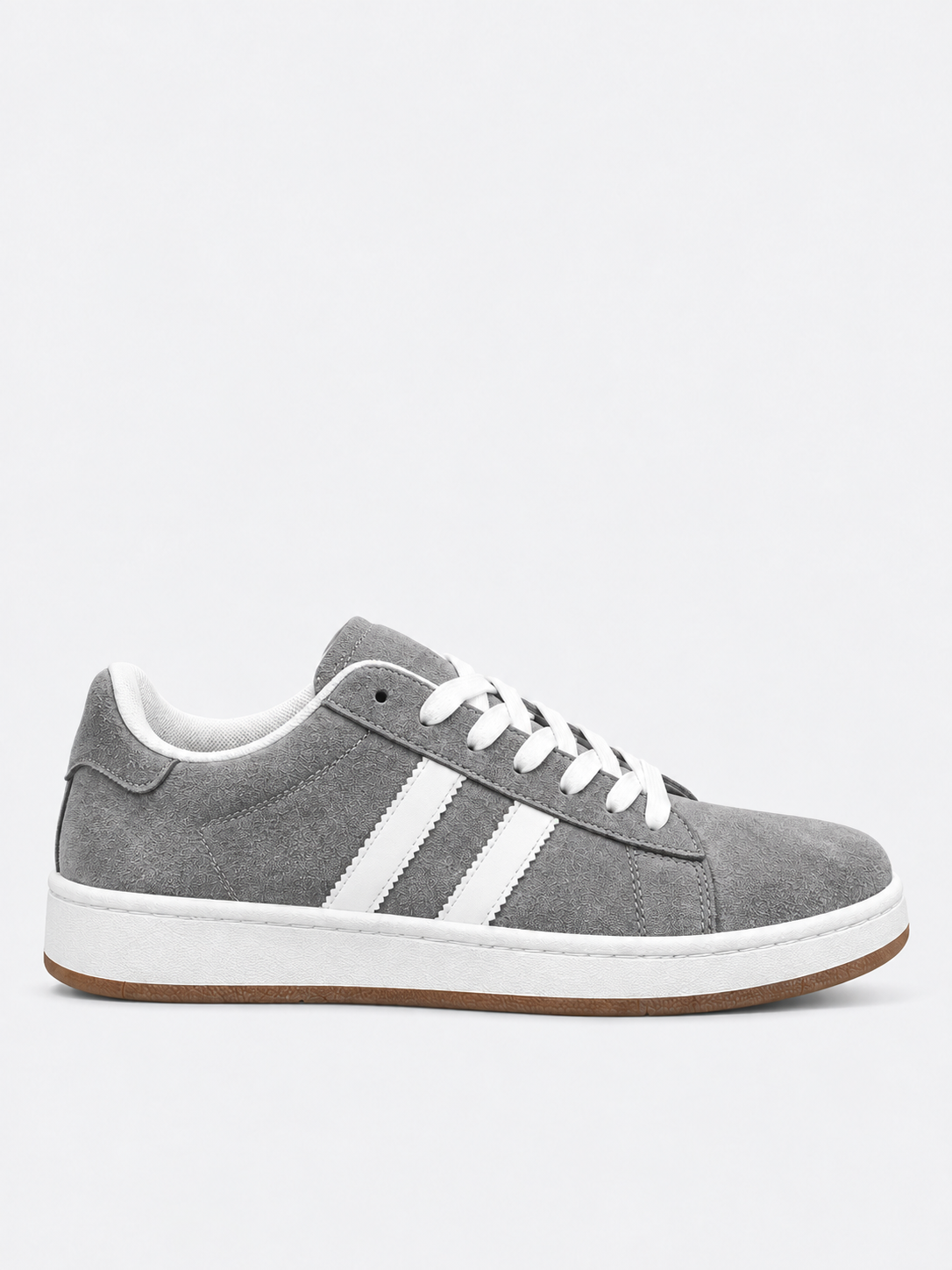 Harper Taupe Suede-Look Sneakers