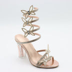 Butterfly Crystal Wrap Heels – Strappy Glam Party Sandals