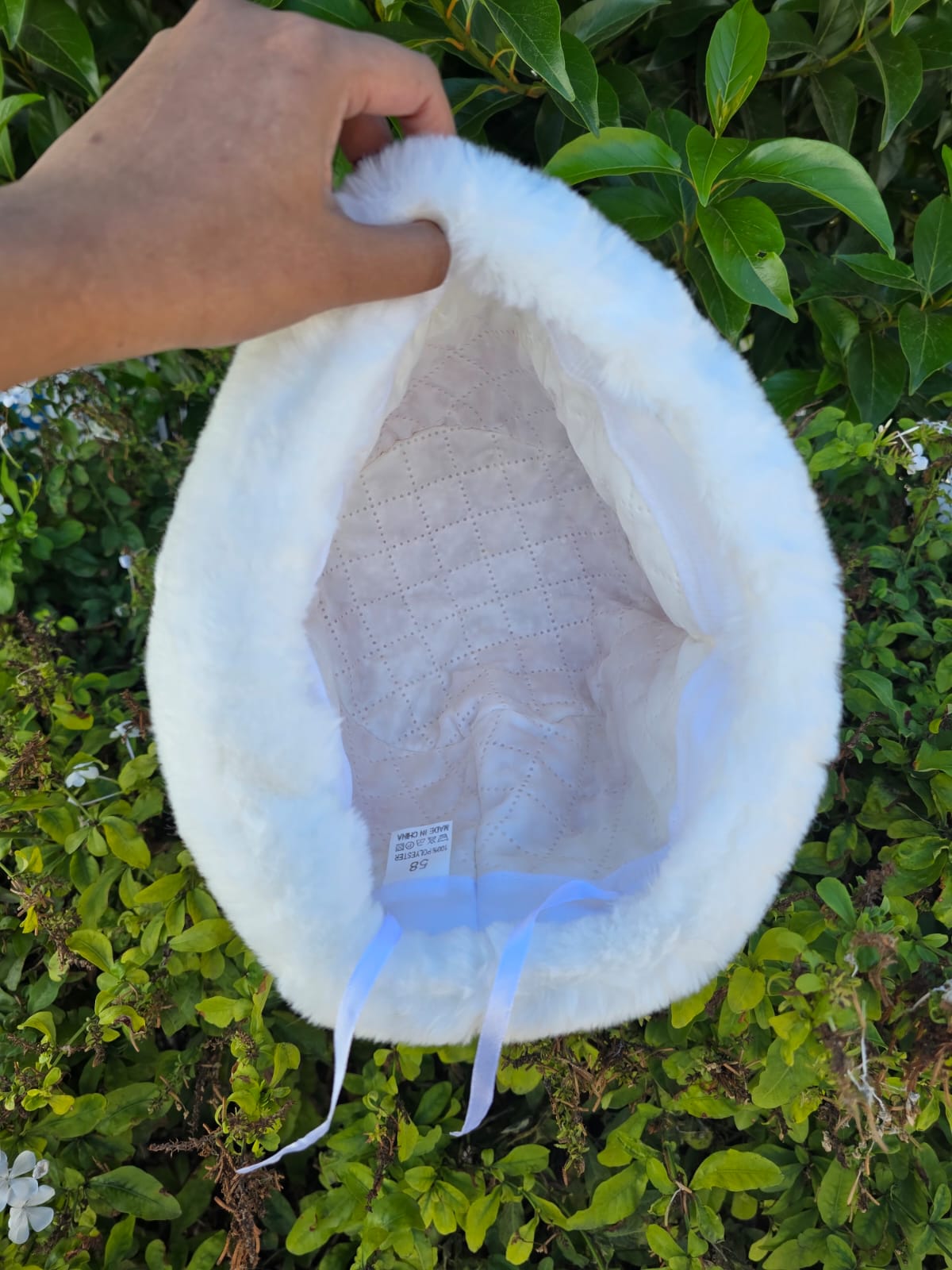 Cow Print Faux Fur Bucket Hat