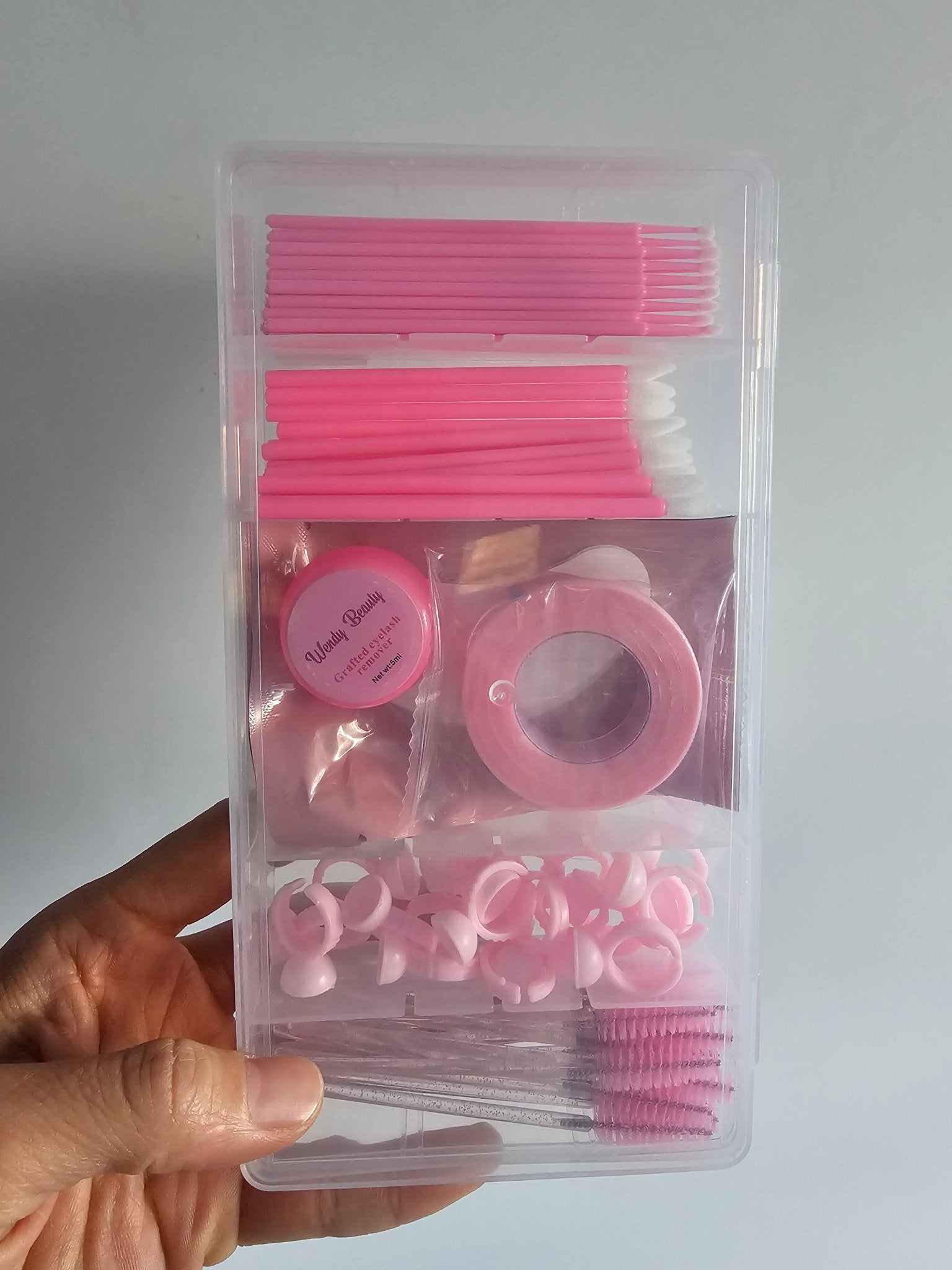 Wendy Beauty Lash Tool Organizer Kit – Piece Eyelash Accessories Set