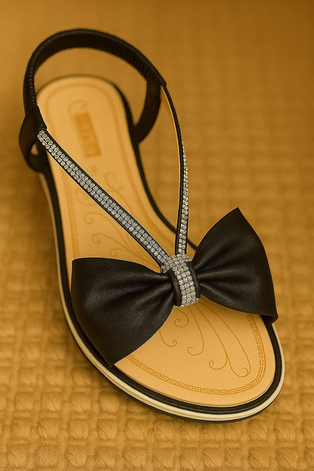 Women’s Rhinestone Bow Sandals