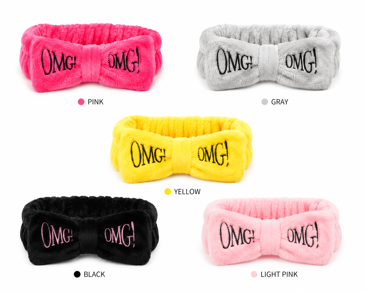 Soft Fluffy Makeup Headband 1pc(OMG Style)