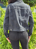 Short Semi-Baggy Denim Jacket – Casual Streetwear Layer