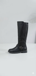 Classic Buckle Rider Boots