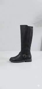 Classic Buckle Rider Boots