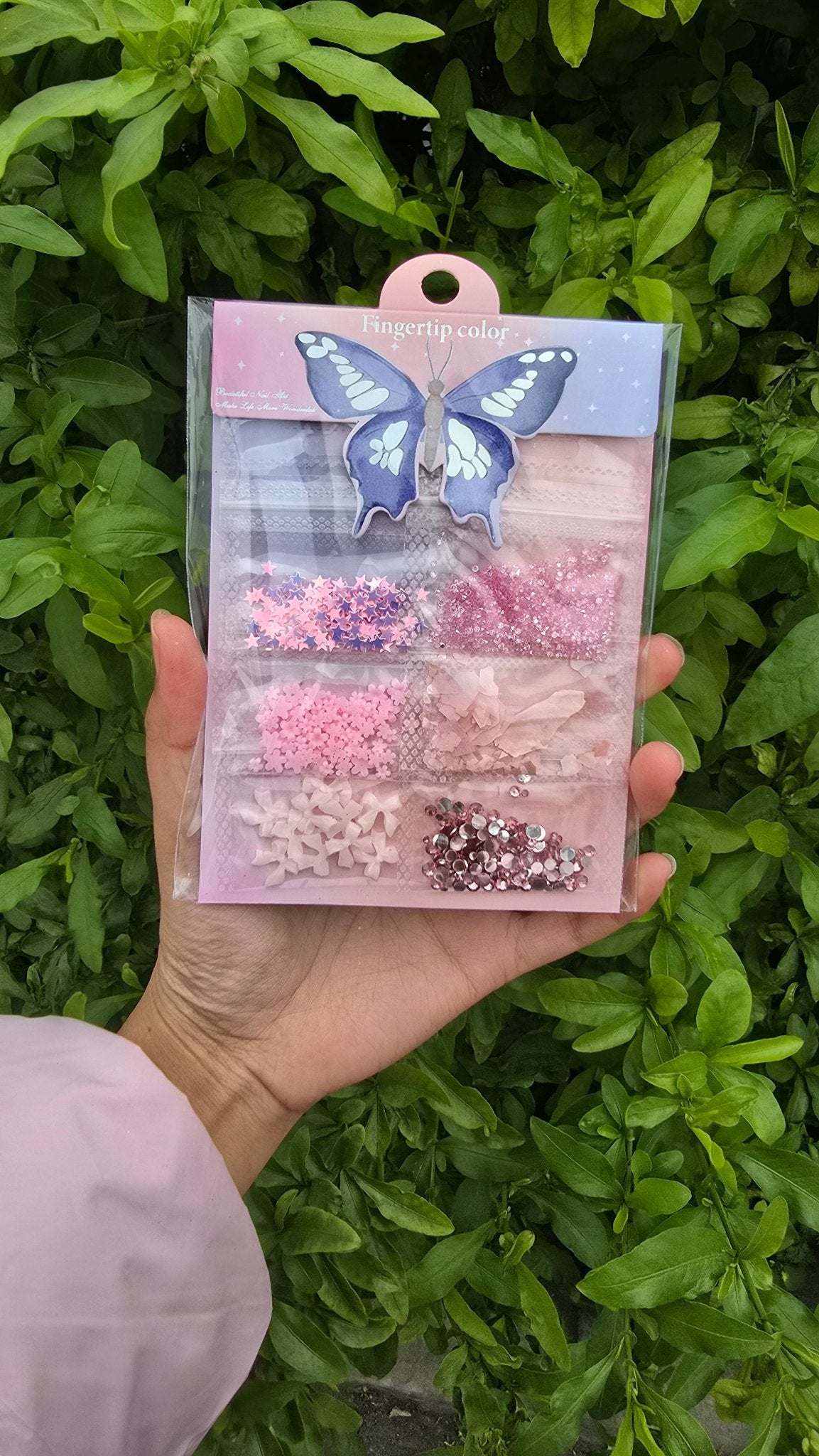Multiple Nail Art Decorations – Glitter, Gems, Stickers & Foils Set