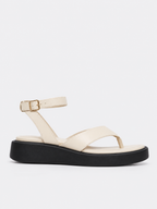Solara Ankle-Strap Flatform Sandals