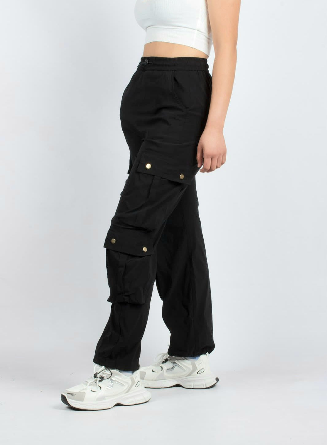 Trendy Multi-Pocket Cargo Pants for Women - W0806