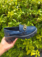 Chunky Chain Detail Platform Loafers