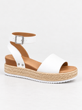 Braided Espadrille Platform Sandals