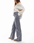 Washed Straight-Leg Jeans  DYQ-399