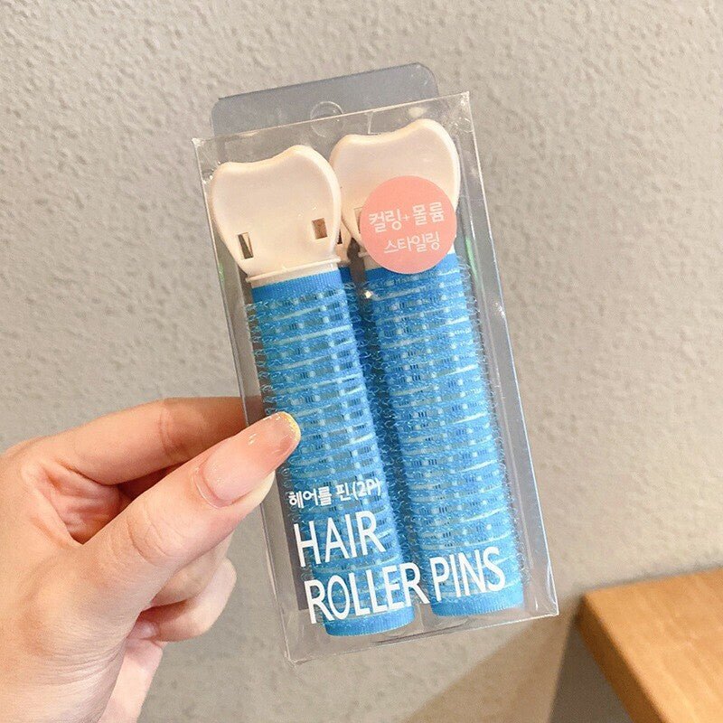 2Pcs Hair Root Clips Double Layer Hair Rollers Self Grip